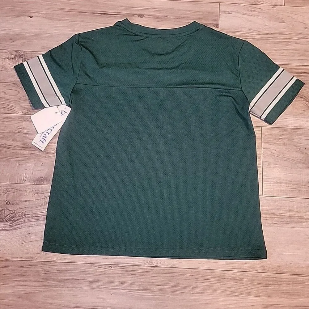 Colorado State‎ Rams Youth Short Sleeve T Shirt YL Green Cotton  Boxer Craft